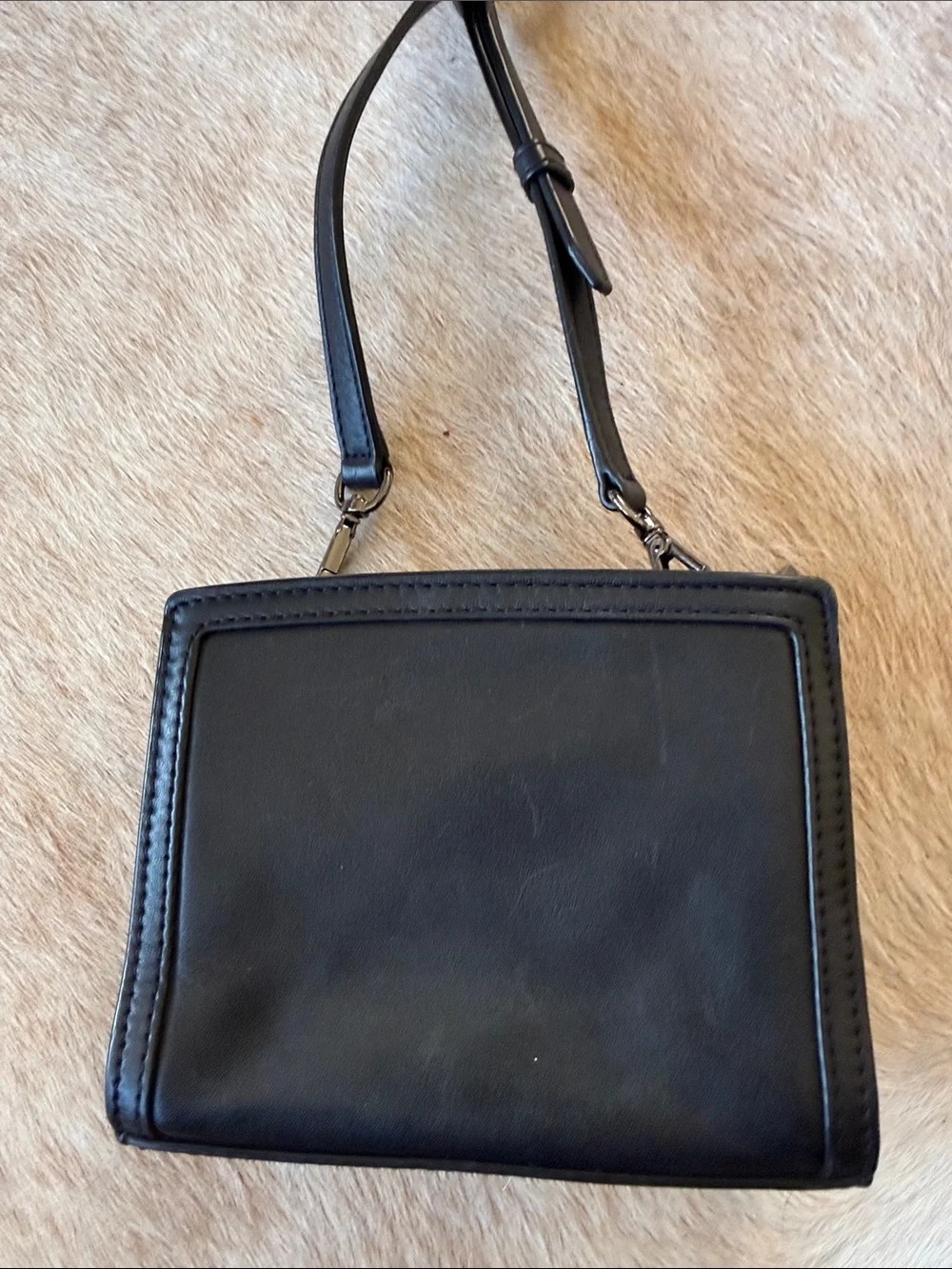 Michael Kors Black Studded Leather Crossbody